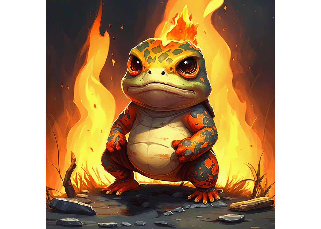 Flami - The Pyro Toad of Infernous