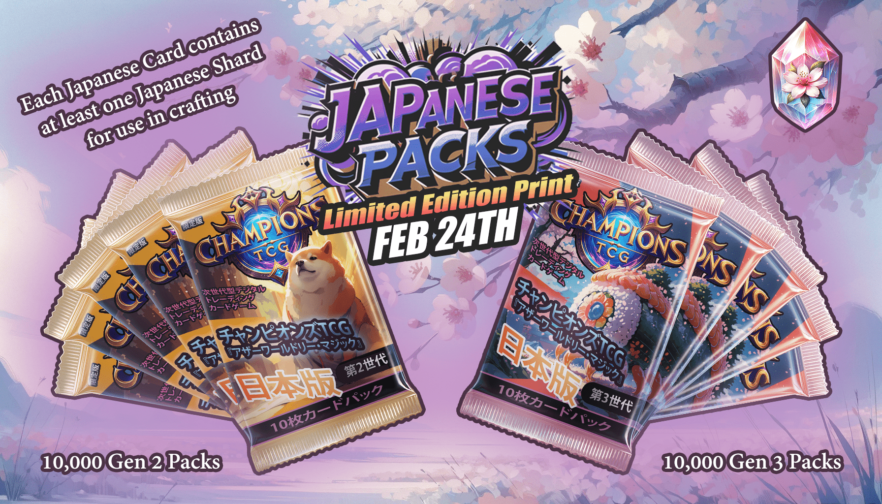 Japanese Edition Packs are live in Champions TCG